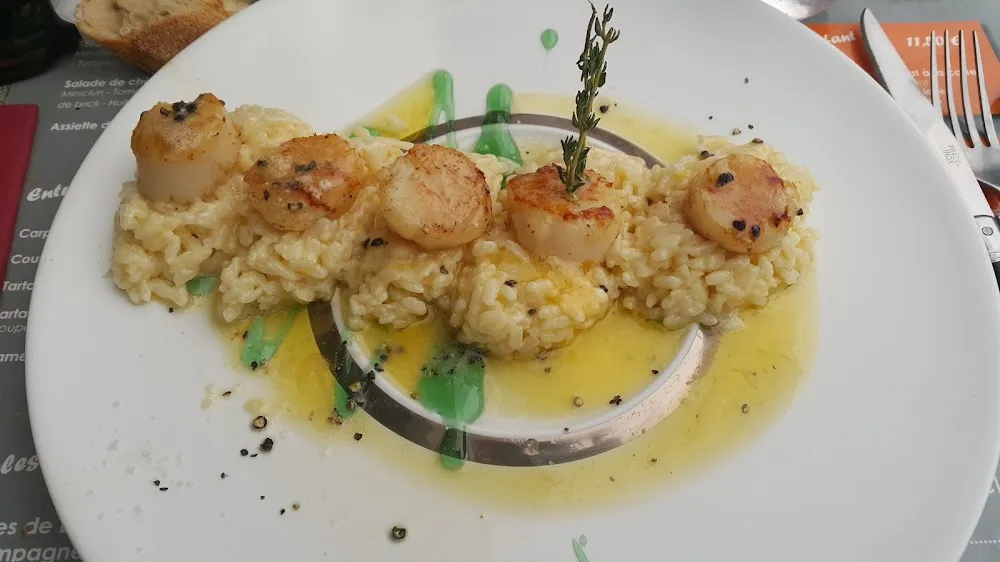 Poêlée de St Jacques Risotto