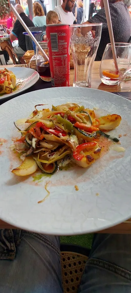 Sèches Grillées Accompagner de Petit Légumes